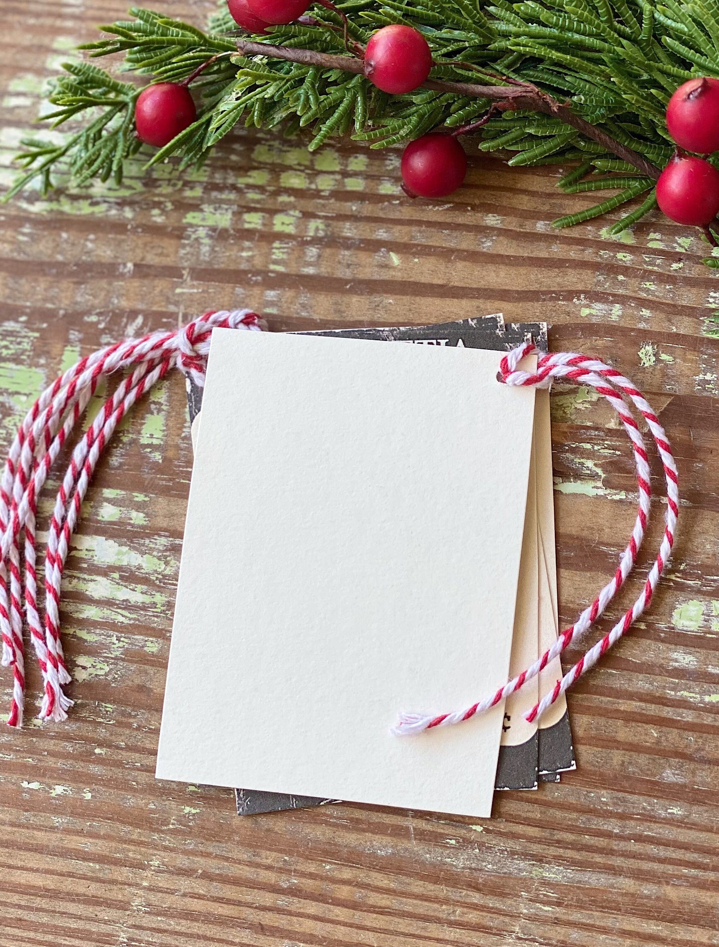 Christmas Gift Tags Vintage POINSETTIA SEED PACKET Red Farmhouse Decor Gift Wrap