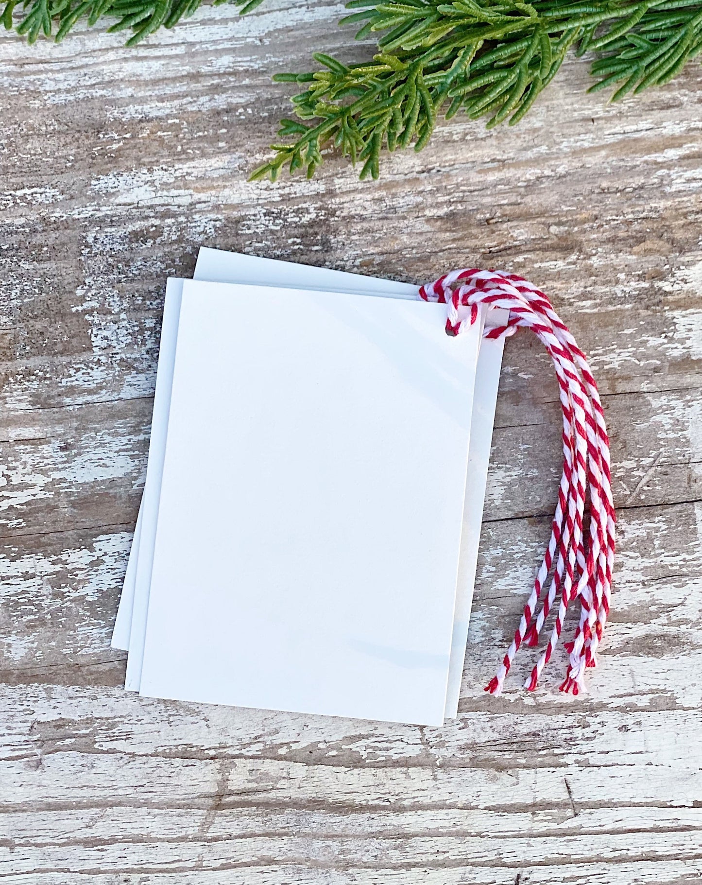 Christmas Gift Tags Vintage RED SHINY BRITE Ornaments Farmhouse Decor Gift Wrap