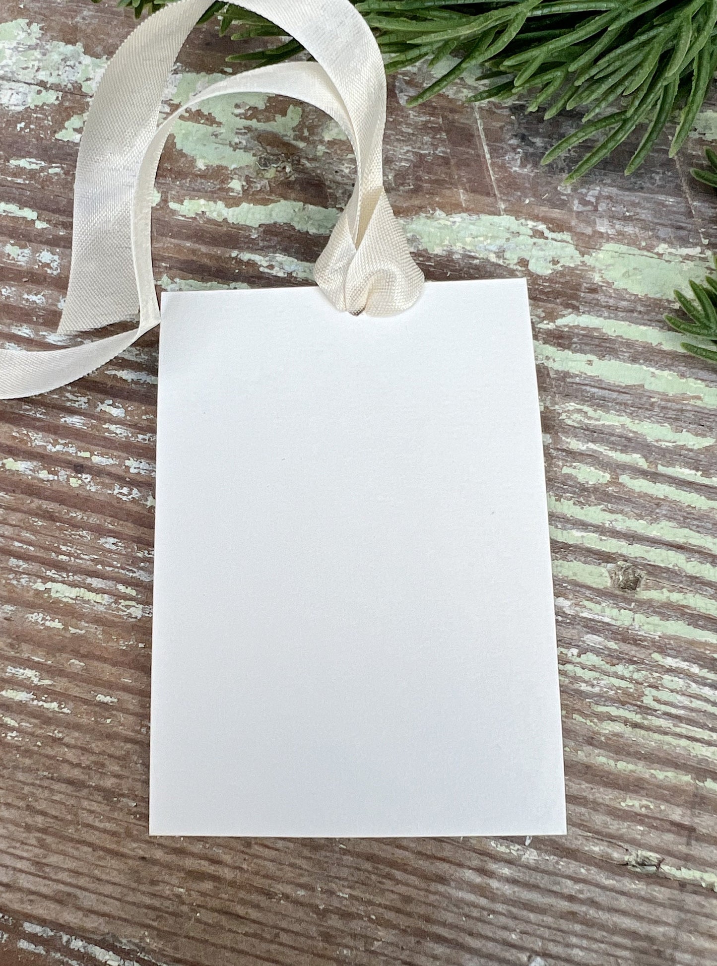 Christmas Vintage Gift Tags SANTA SLEIGH Farmhouse Christmas Decor Card French Shabby Gift Wrap