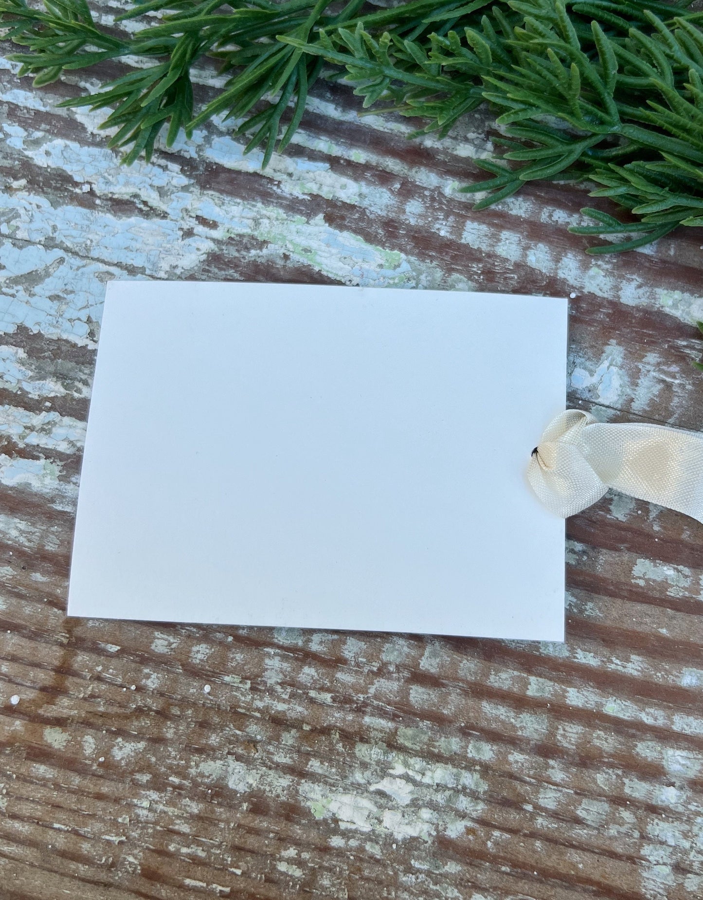 Christmas Vintage Gift Tags POST CARD GREEN Stamps Farmhouse Christmas Decor Card French Shabby Gift Wrap