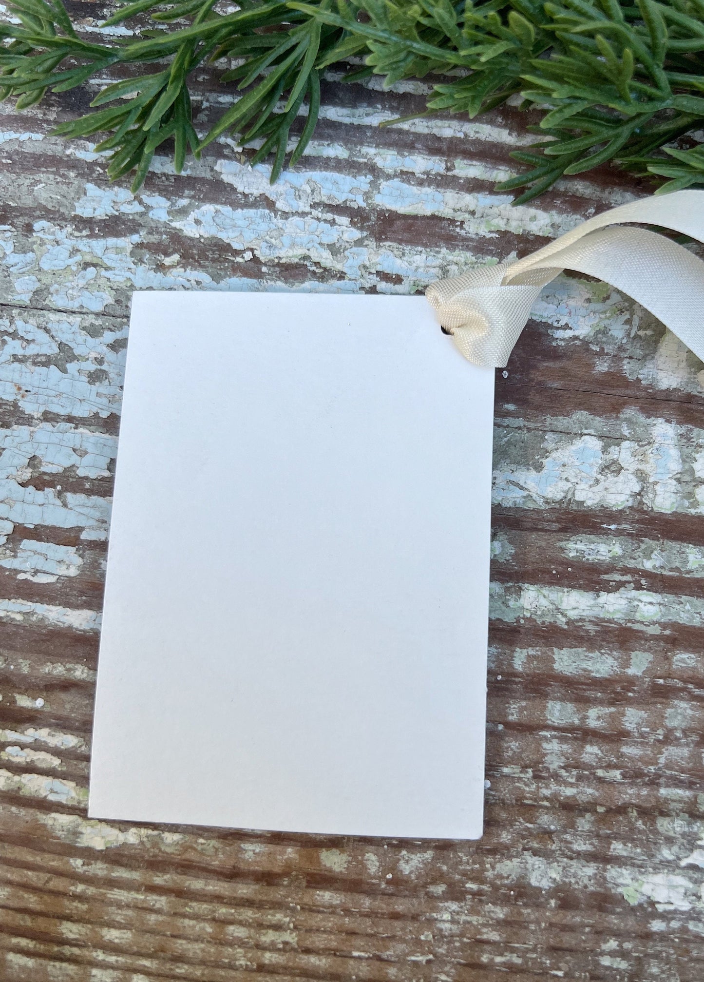 Christmas Vintage Gift Tags ANGEL With TREE Farmhouse Christmas Decor Card French Shabby Gift Wrap