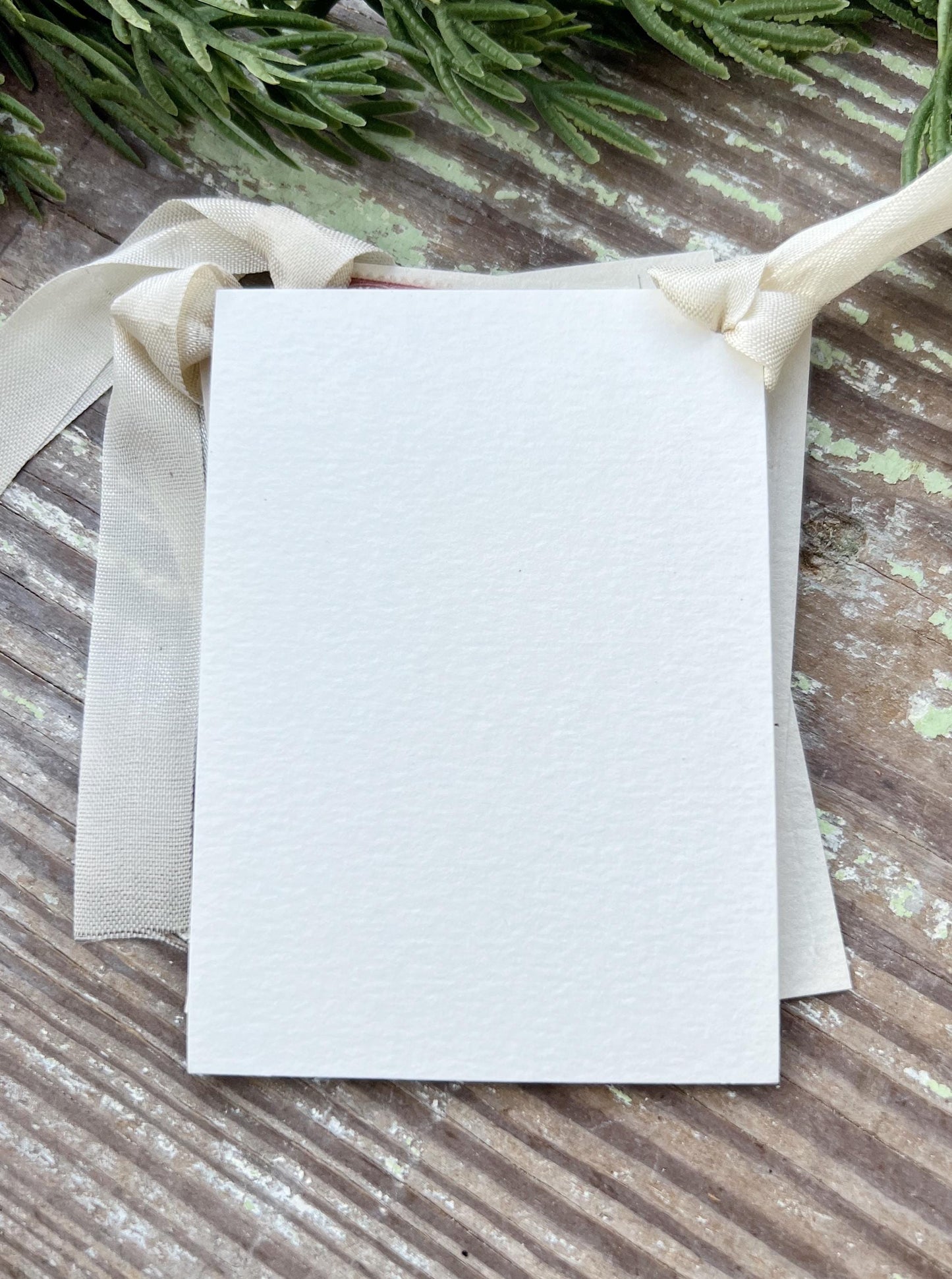 NUTCRACKER POST CARD Red Christmas Vintage Gift Tags Farmhouse Christmas Decor Card French Shabby Gift Wrap