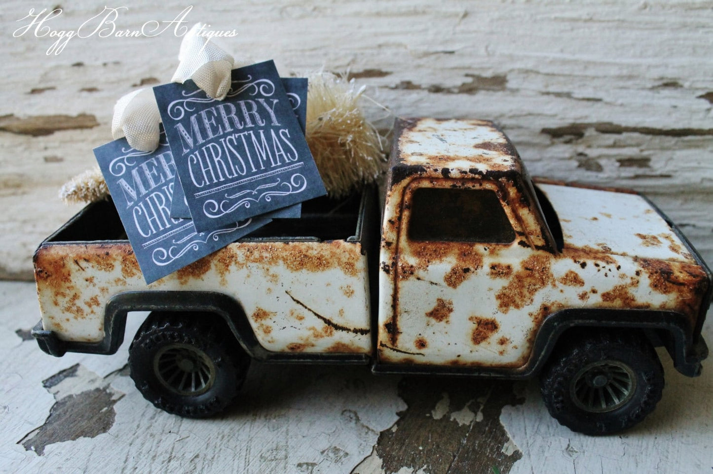 Christmas Gift Tags MERRY CHRISTMAS Chalkboard Farmhouse Decor Vintage French Country Shabby Chic Primitive Christmas