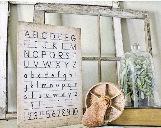 ALPHABET Sign