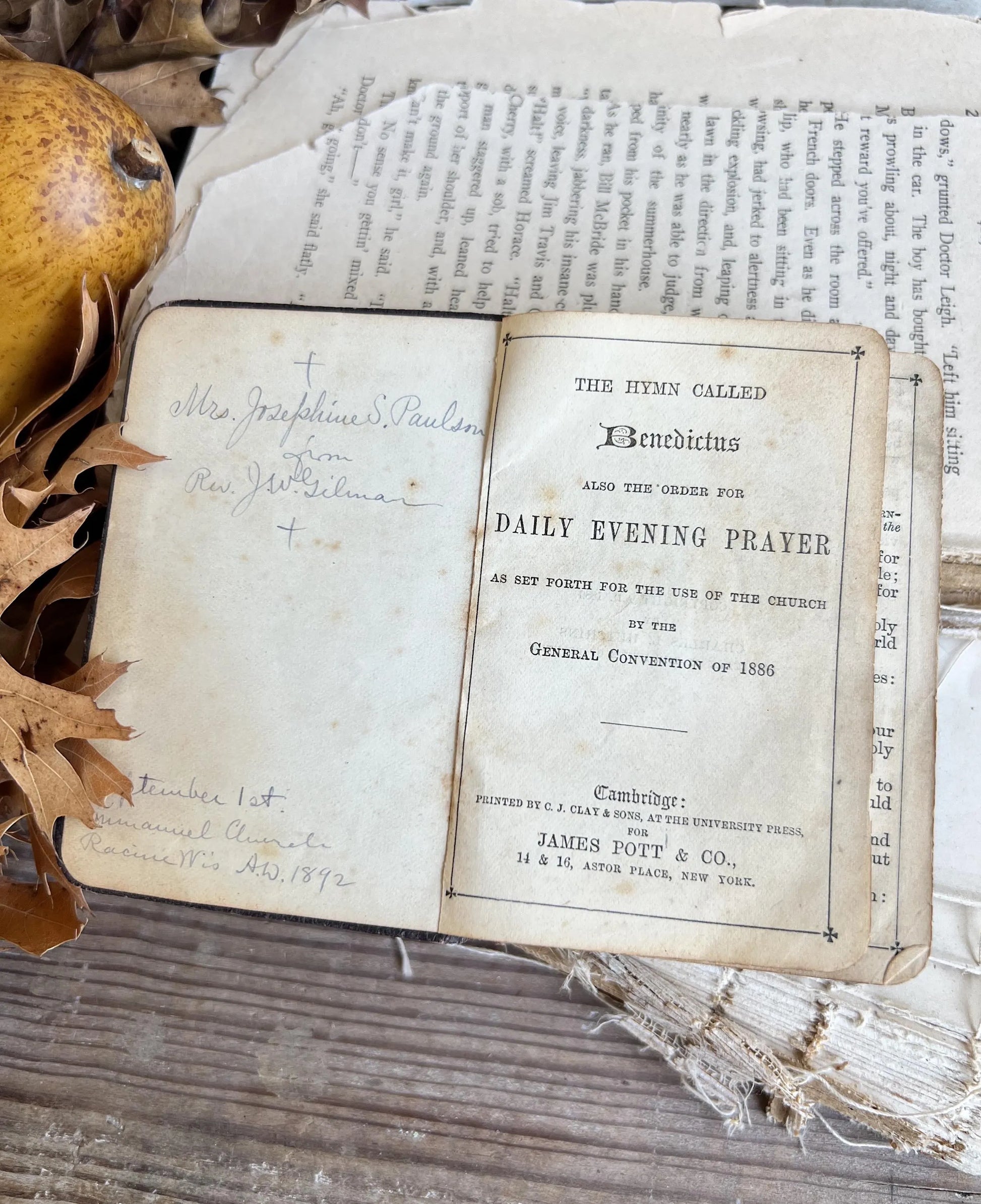 Antique COMMON PRAYER BOOK