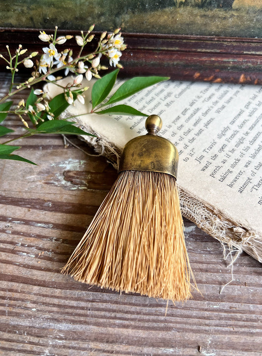 Antique Whisk Crumb Broom