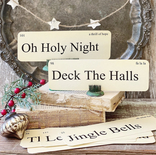 CHRISTMAS CAROLS Flash Cards