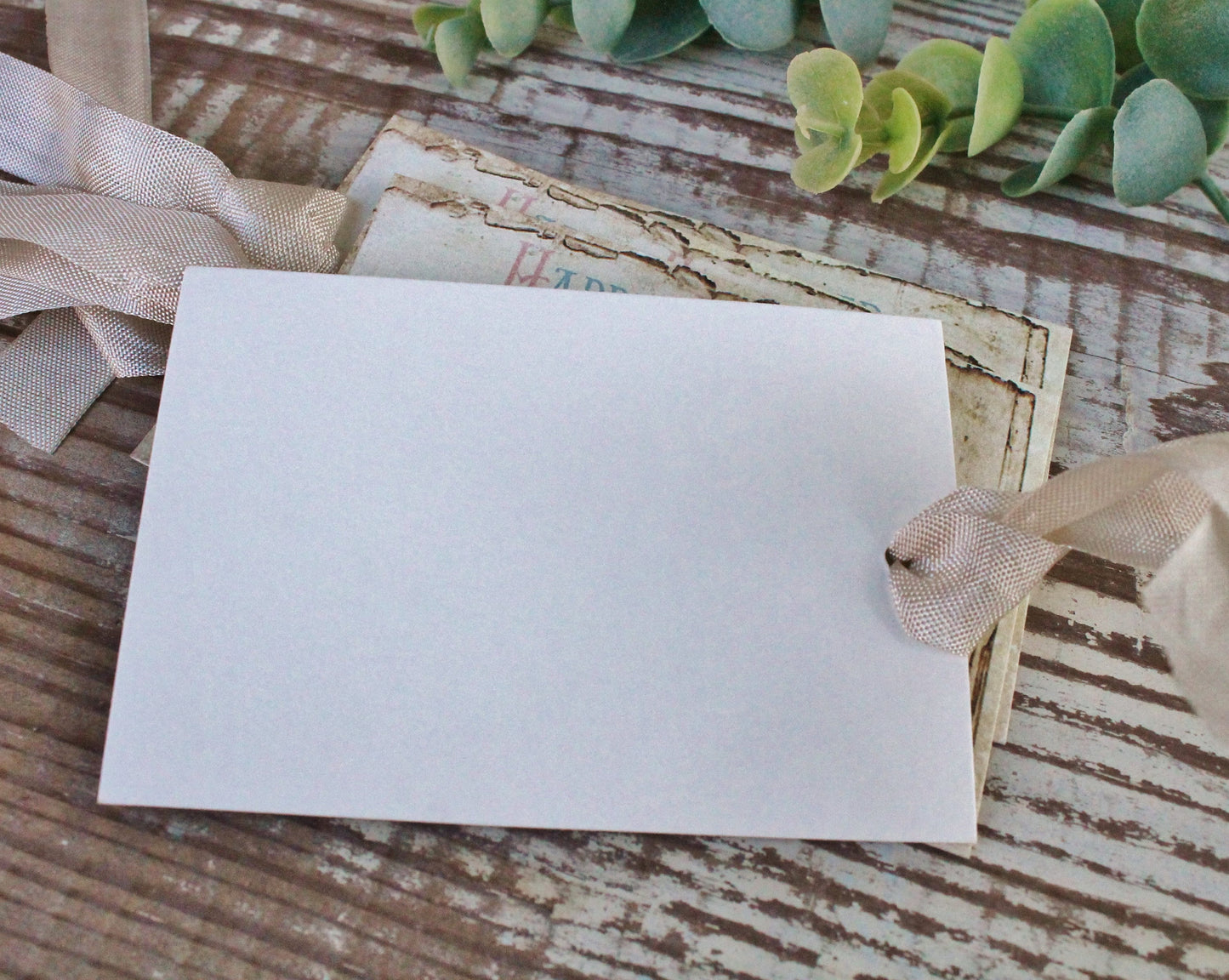 EASTER Vintage Gift Tags Happy Easter Chick Eggs French Farmhouse Decor Card Shabby