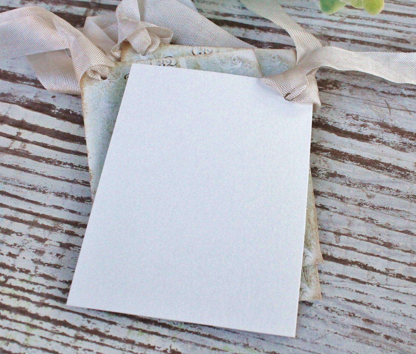 EASTER Vintage Gift Tags Grain Sack Chicks Bucket French Farmhouse Decor Card Shabby SET OF 8