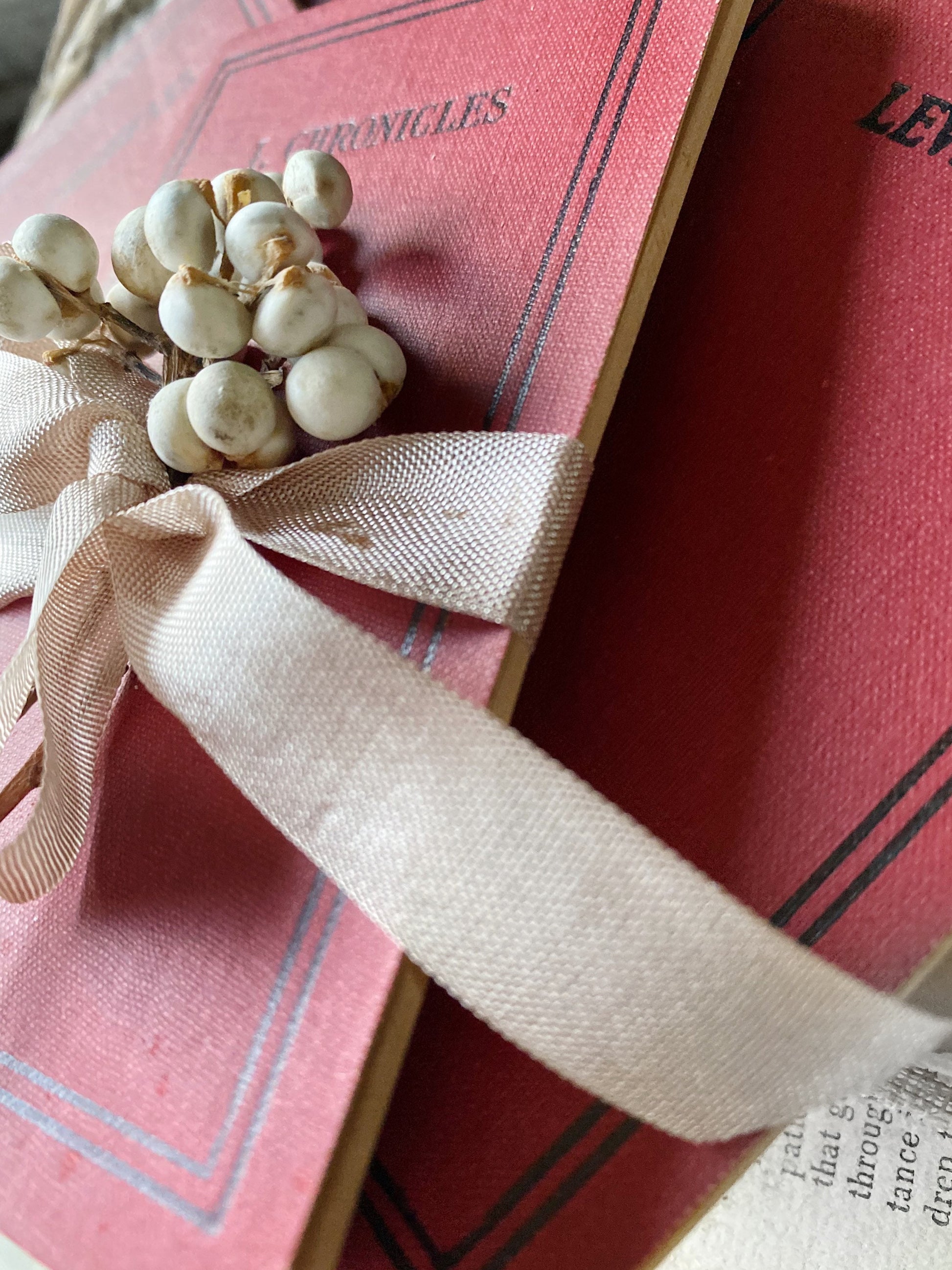 Antique Bible Book Pocket Bible Red Cloth Cover AMERICAN BIBLE SOCIETY Farmhouse Decor Church Salvage Easter Gift Tallow Berries