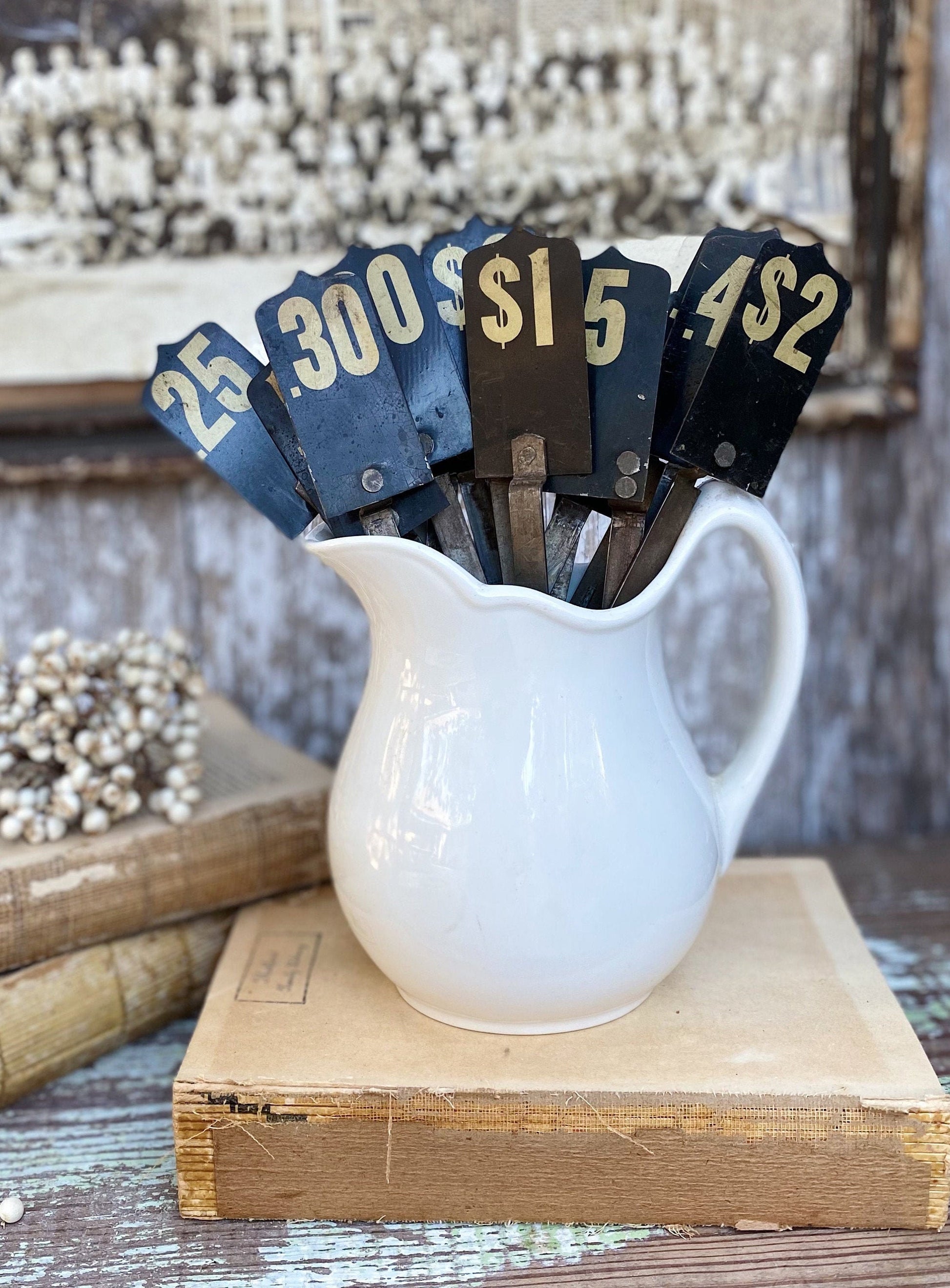Antique BLACK Cash Register Flag Parts Vintage Metal Numbers Industrial Farmhouse Decor 75 Cent RARE