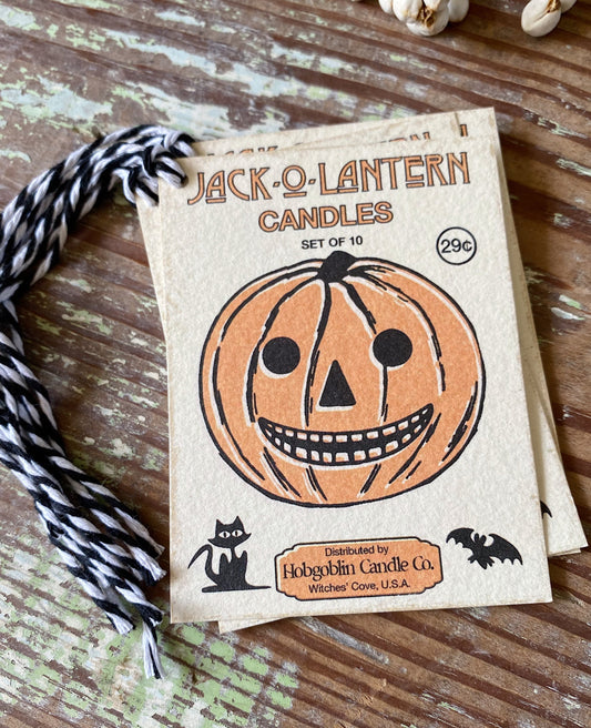 HALLOWEEN Jack O Lantern Retro Gift Tags Vintage Orange Farmhouse Decor Grungy Party Favor Vintage Halloween Card Fall