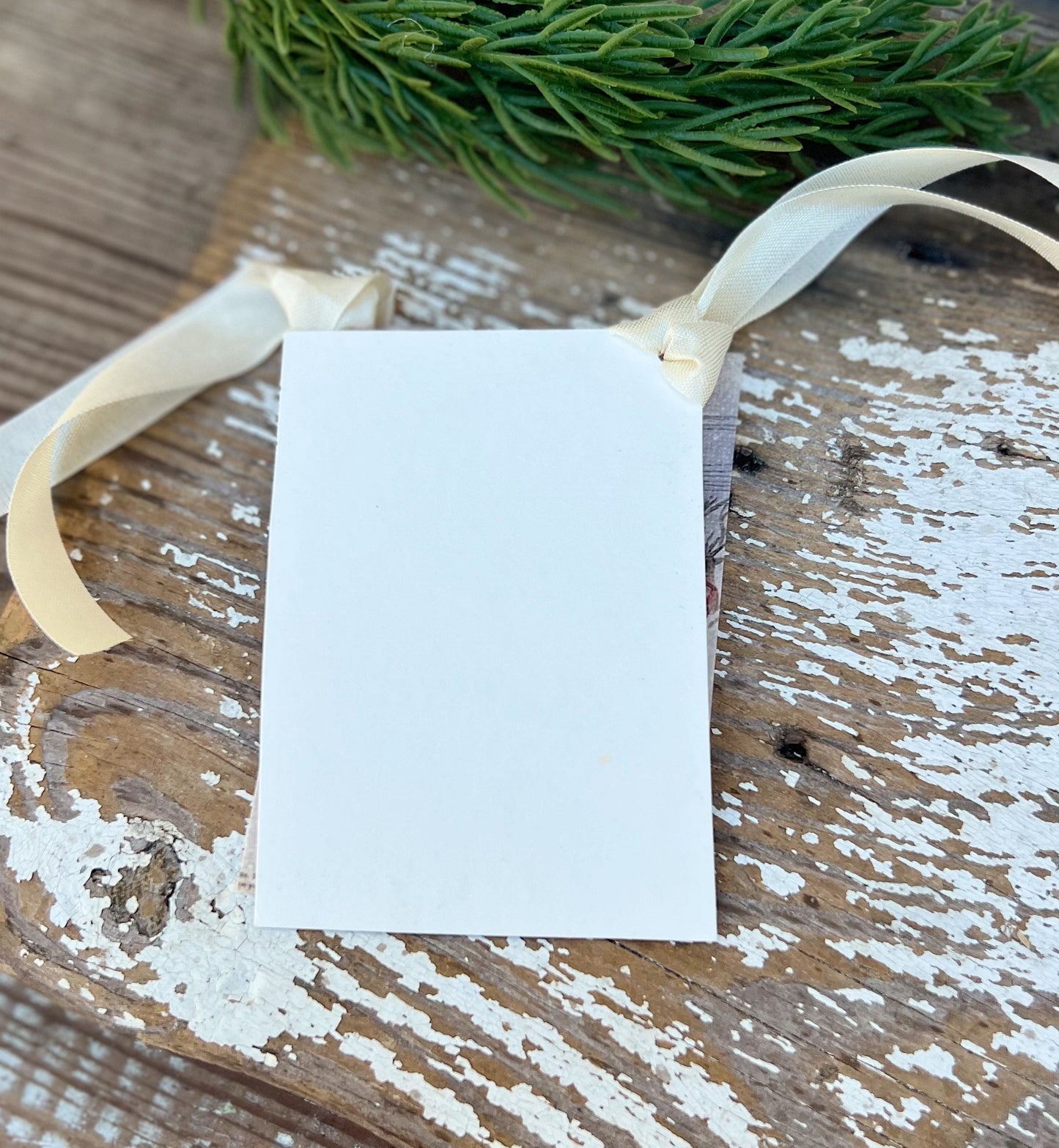 Christmas Vintage Gift Tags Old World SANTA CLAUS St Nick Farmhouse Christmas Decor Card French Shabby Gift Wrap