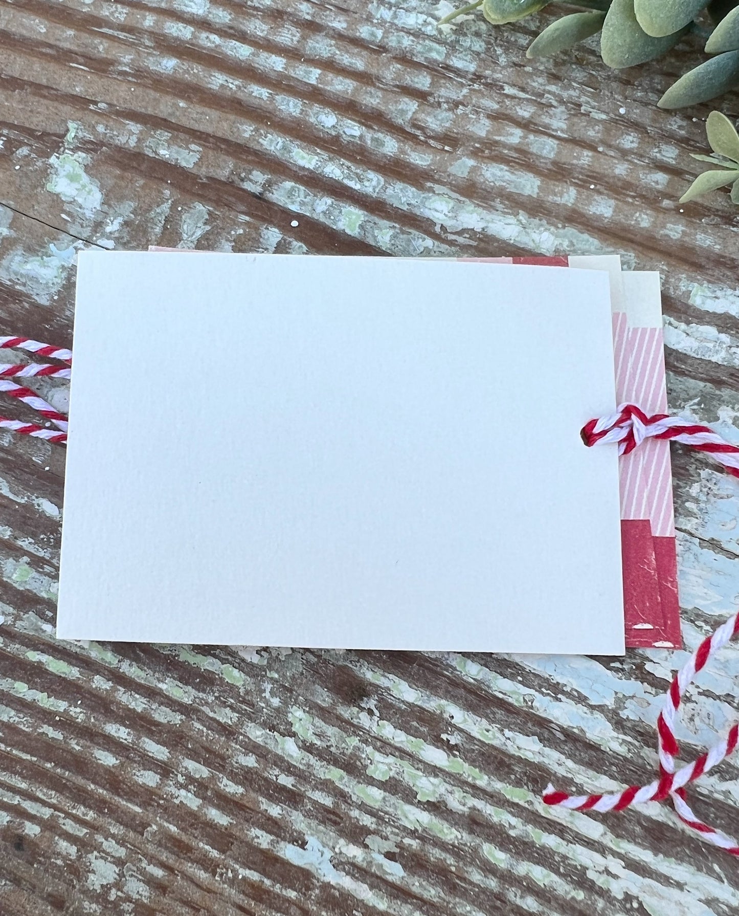 Valentine Retro CUTIE PIE Vintage Gift Tags Red Cards Farmhouse Decor Shabby Set Of 8