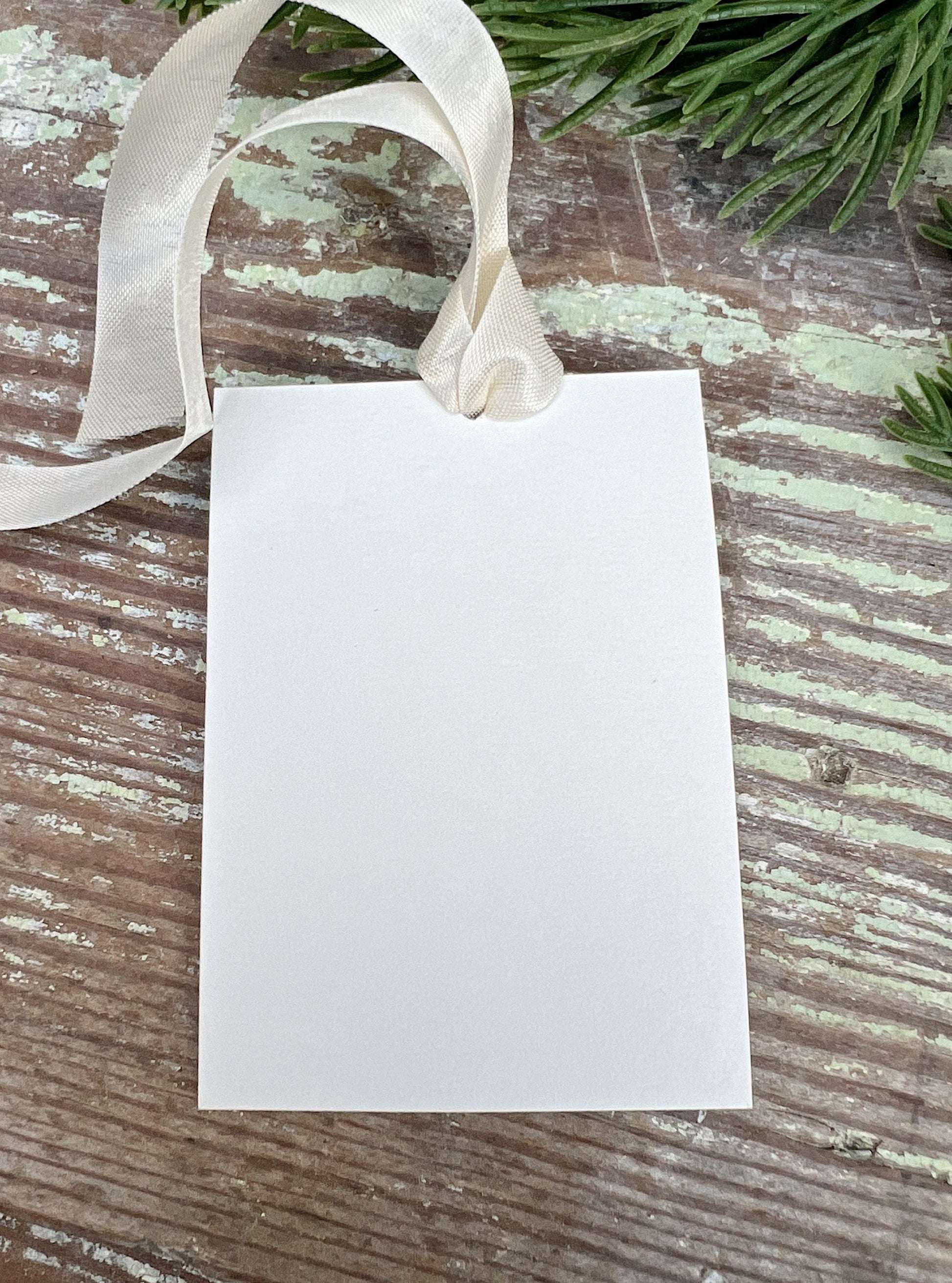 Christmas Vintage Gift Tags SANTA SLEIGH Farmhouse Christmas Decor Card French Shabby Gift Wrap