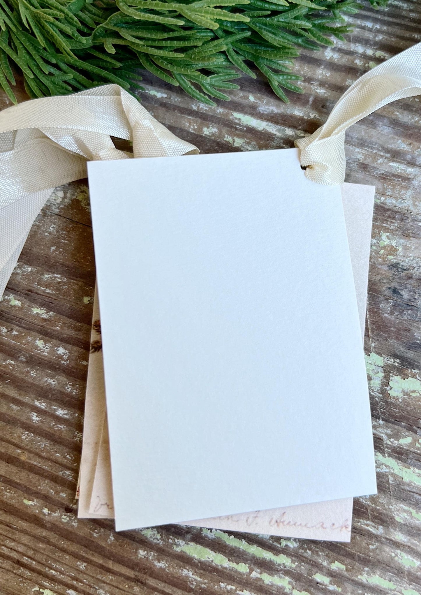 ANGEL Girl Tree Christmas Gift Tags Vintage Farmhouse Decor Card French Shabby Gift Wrap Christmas Tree Ornament