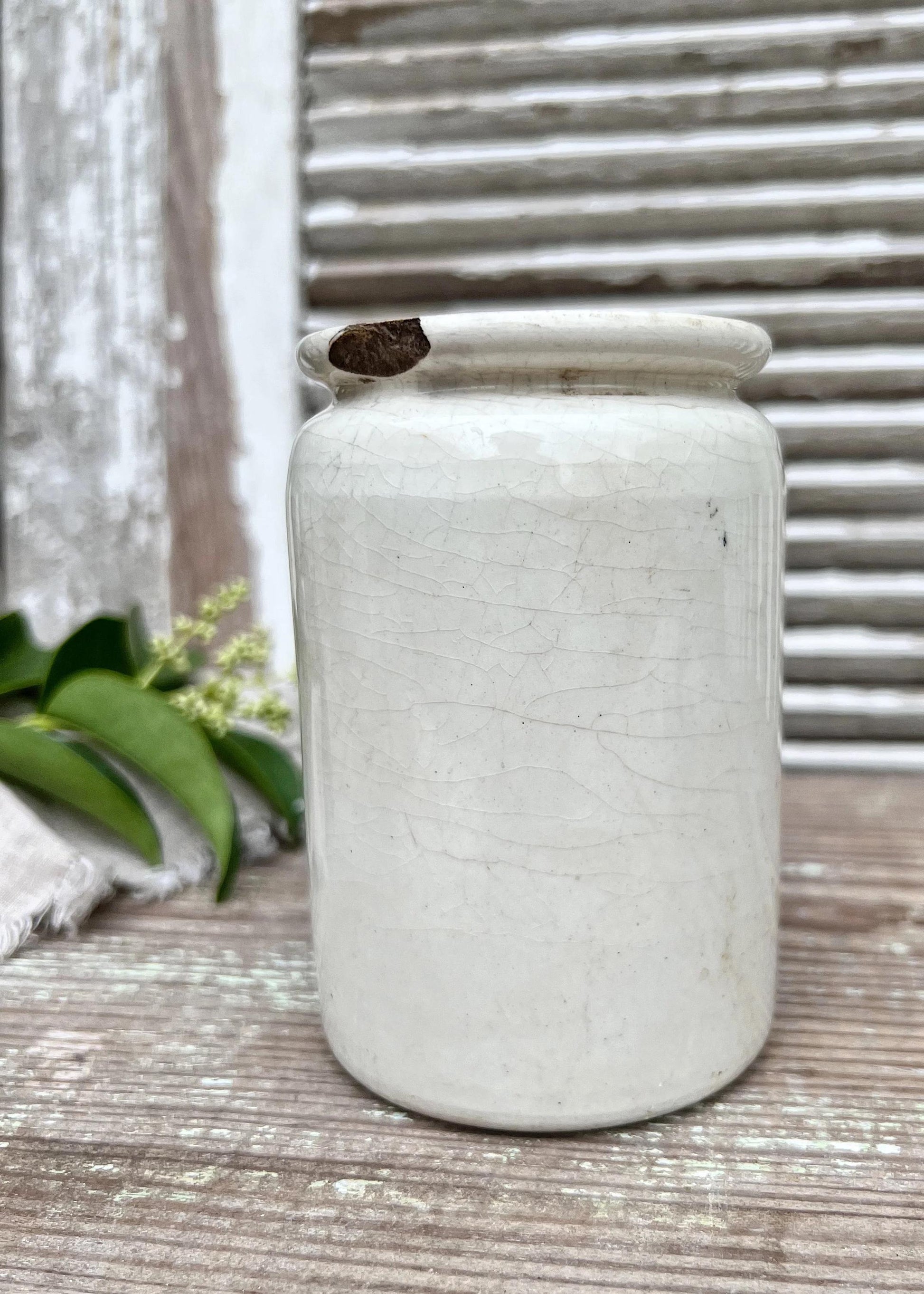 Antique Marmalade IRONSTONE Jar DUNDEE James Keiller Crock Rolled Rim 1 Pound 1862 MALING