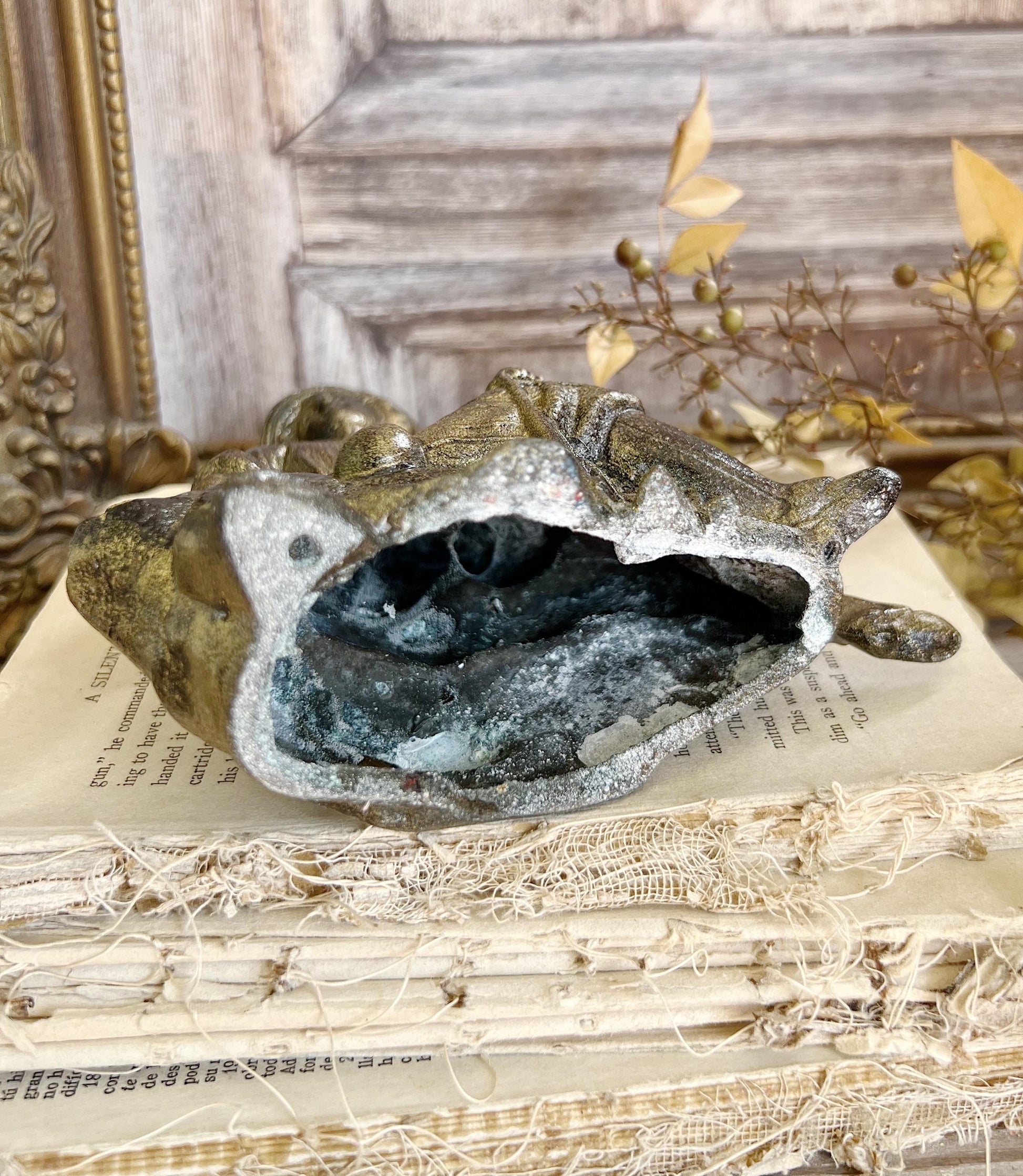 Antique Victorian French Spelter Herder Metal Statue Figurine Brass