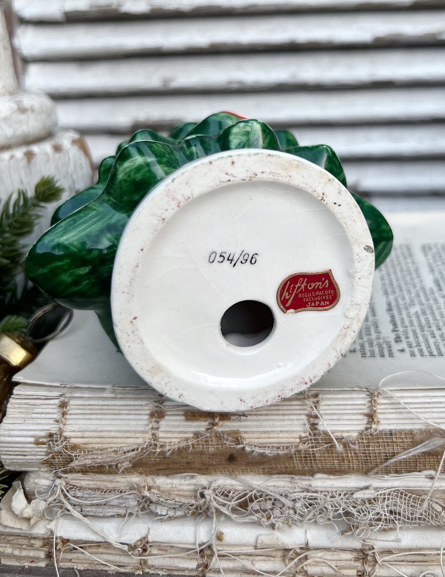 Vintage LEFTON’S Christmas Tree JAPAN Christmas Decor Toothpick Holder