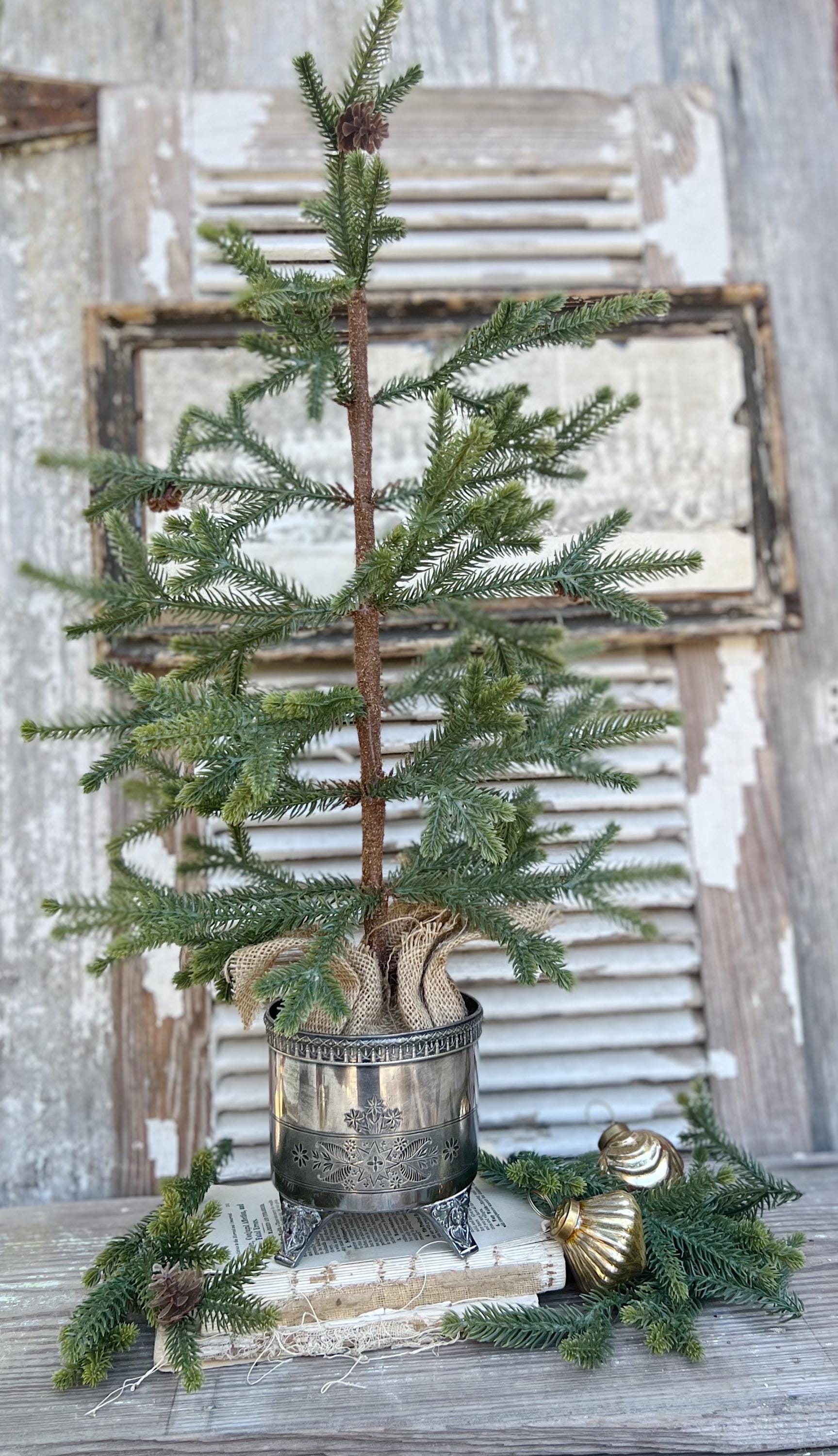 Antique Silver Champagne Wine Holder Footed French Country Farmhouse Decor Shabby Chic