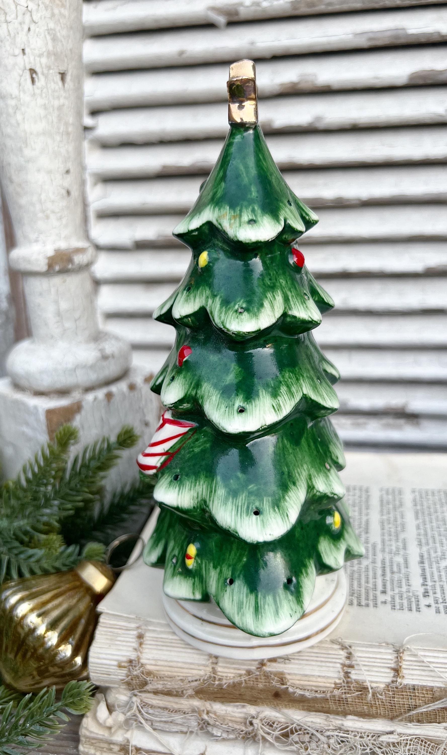 Vintage LEFTON’S Christmas Tree JAPAN Christmas Decor Toothpick Holder