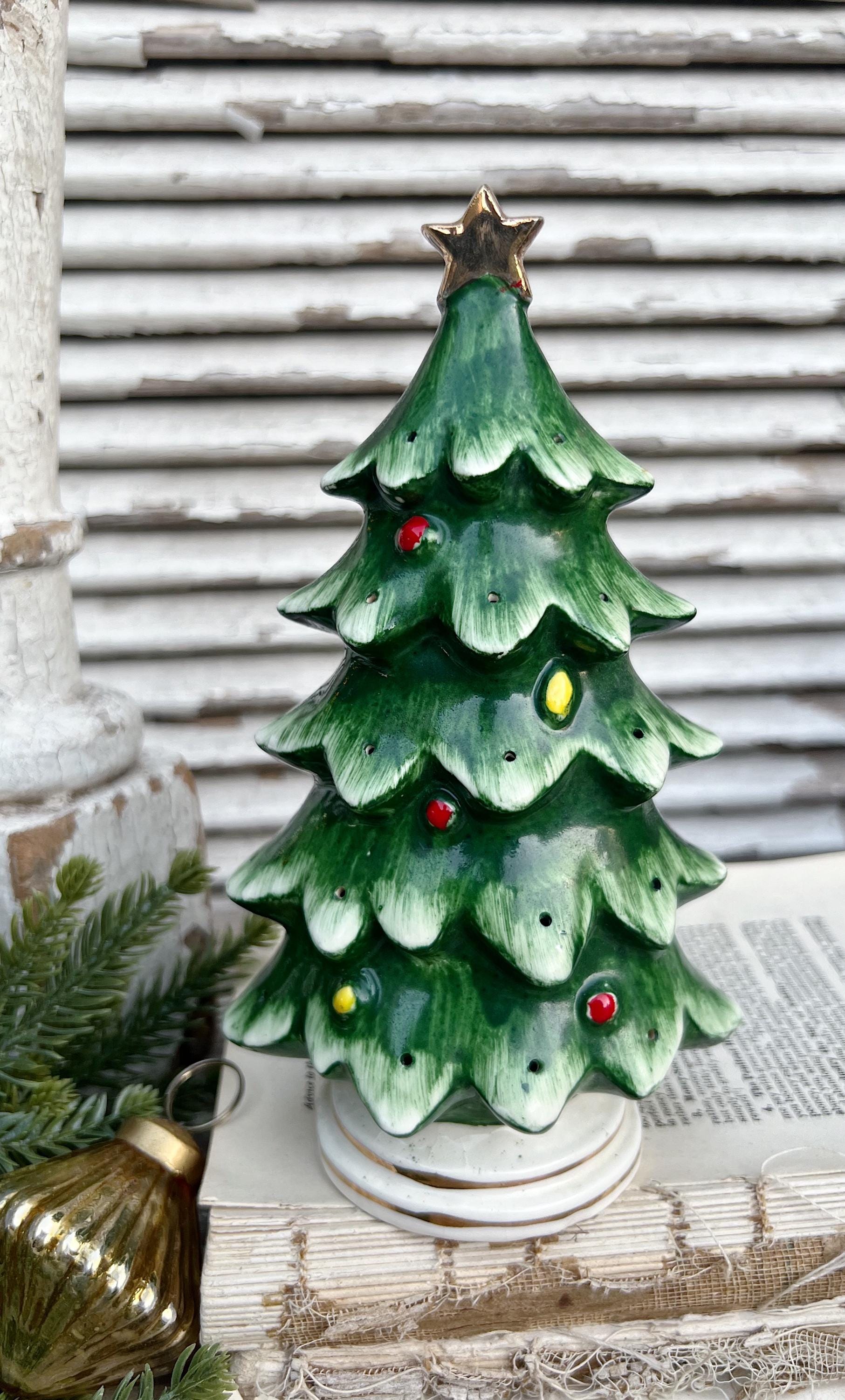 Vintage LEFTON’S Christmas Tree JAPAN Christmas Decor Toothpick Holder