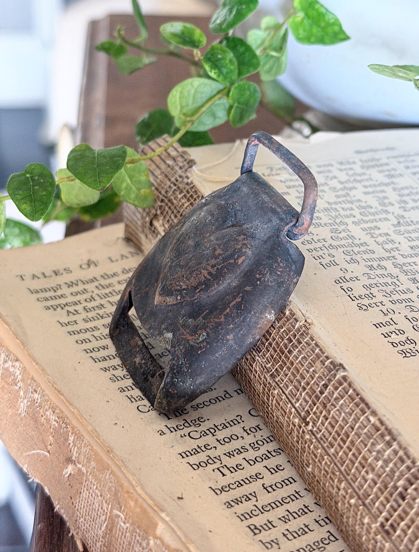 Antique Bridle Buckle HEART Black Metal Horse Harness Equestrian Ranch Tack Valentine Farmhouse