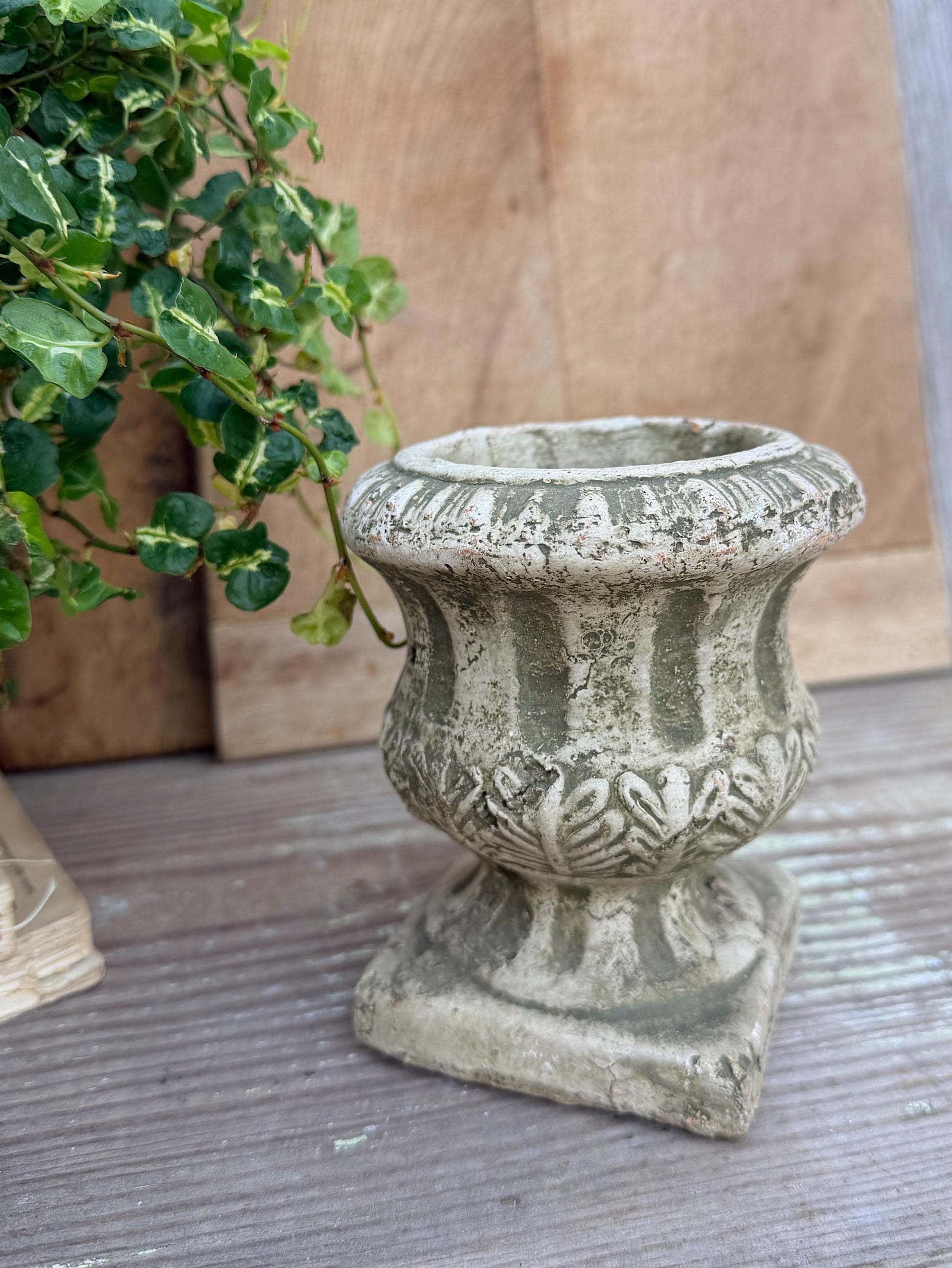 Vintage Terracotta Planter Urn Vase Container Farmhouse Garden Decor