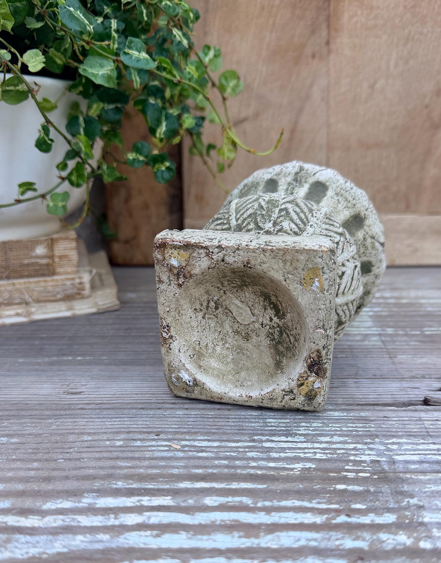 Vintage Terracotta Planter Urn Vase Container Farmhouse Garden Decor