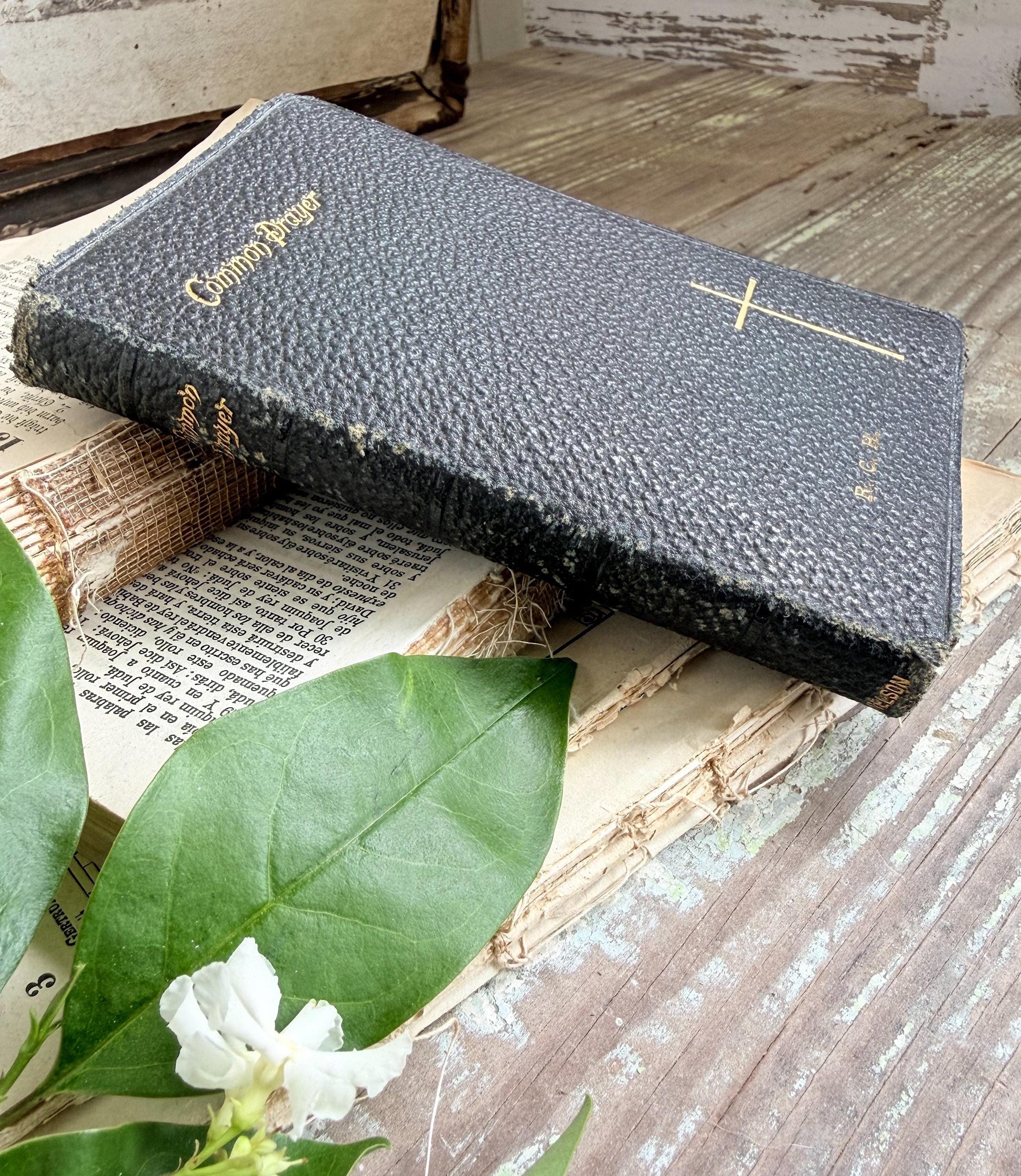 Antique 1920 Book of Common Prayer, Religious Episcopal Manual
