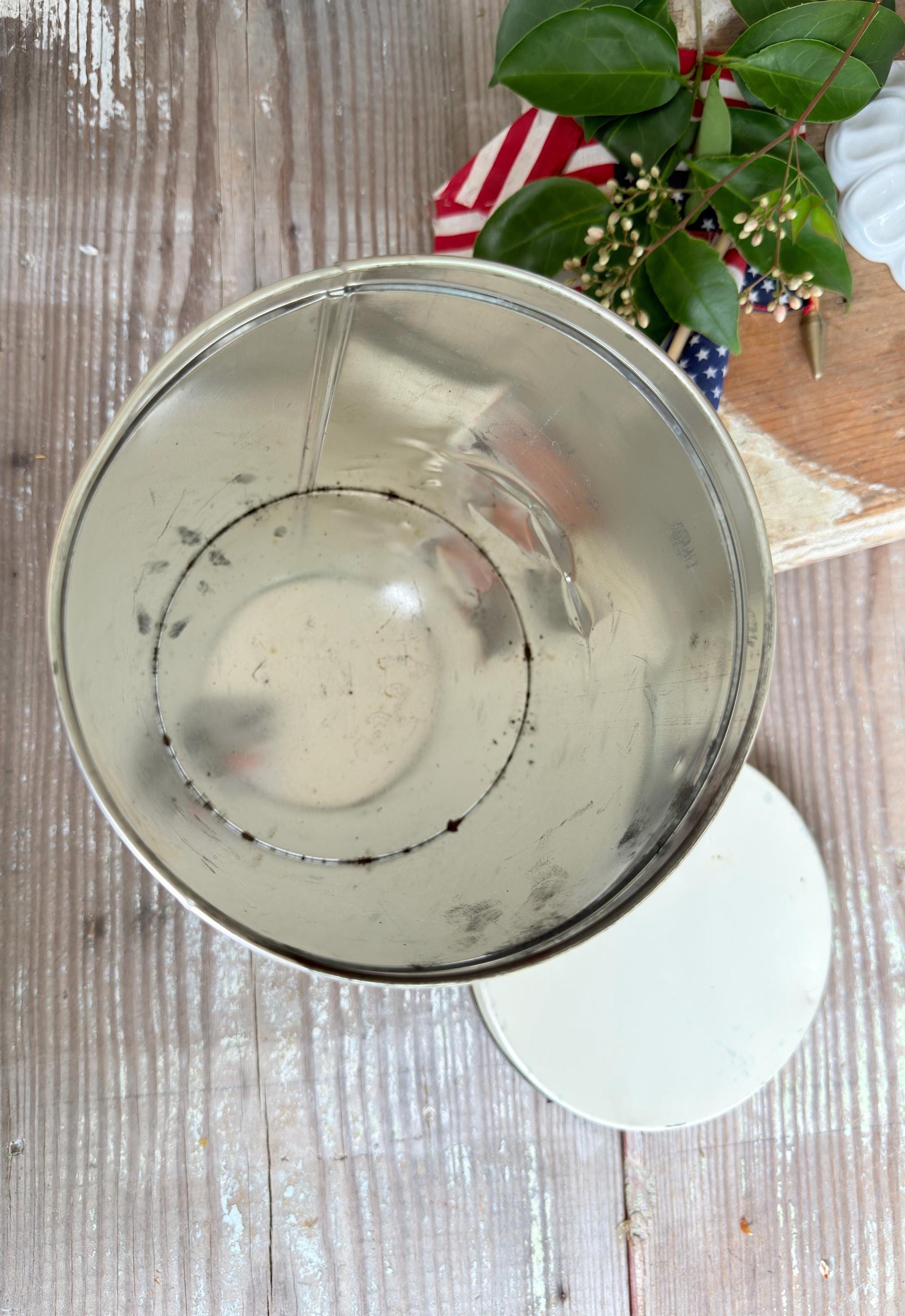 Vintage CAMPFIRE MARSHMALLOWS Tin Can Americana Farmhouse Decor