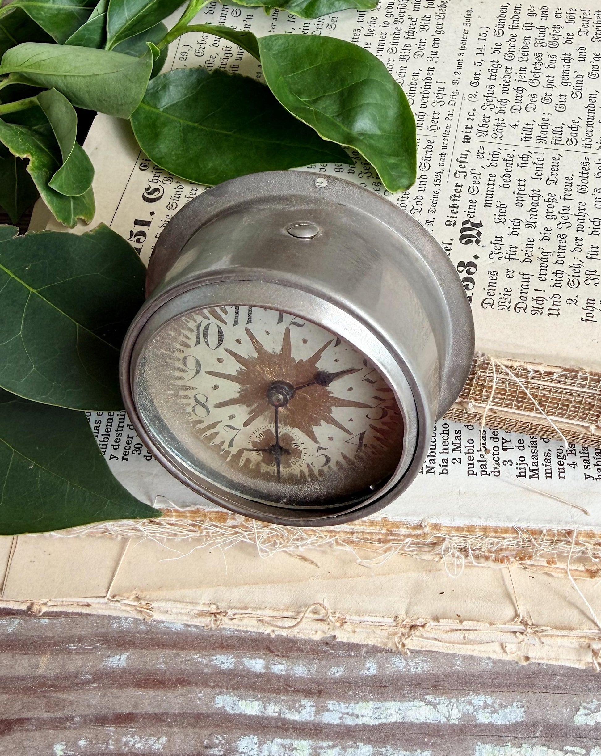 Antique Clock Part, Farmhouse Industrial Decor