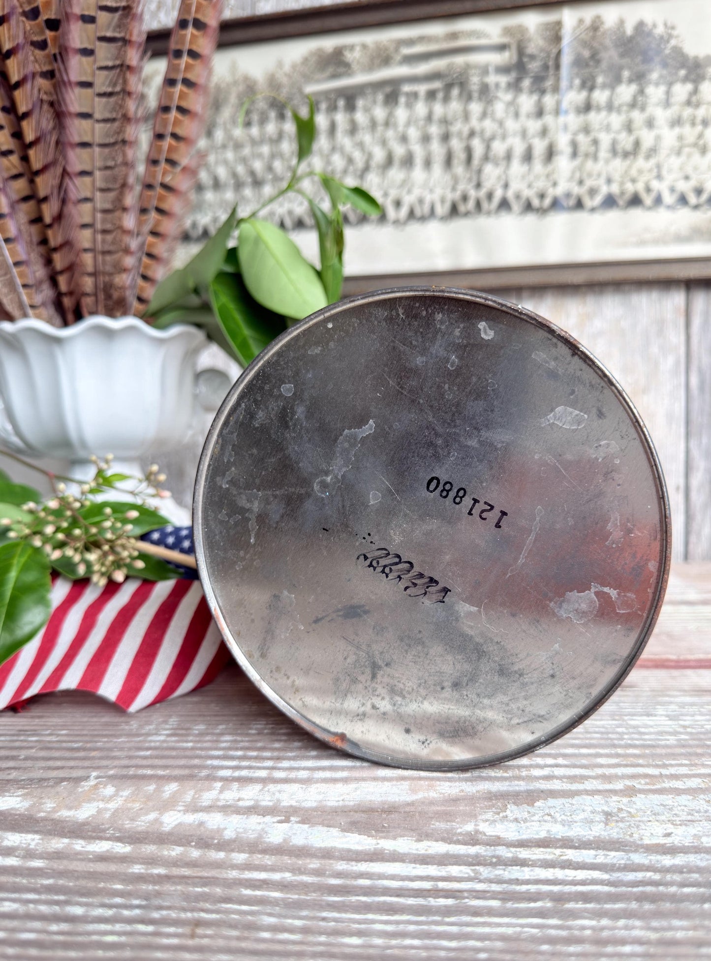 Vintage CAMPFIRE MARSHMALLOWS Tin Can Americana Farmhouse Decor