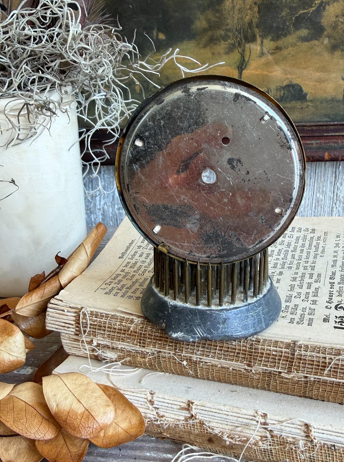Vintage Baby Ben Clock Dial Metal Farmhouse Decor Industrial Salvage