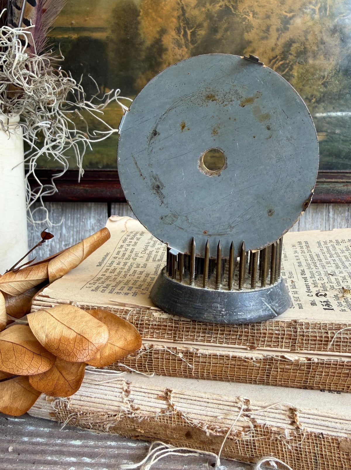 Vintage Baby Ben Clock Dial Metal Farmhouse Decor Industrial Salvage
