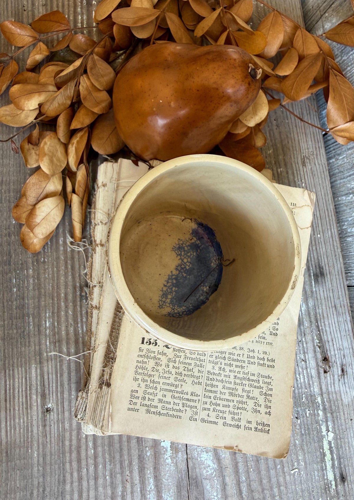 Antique Marmalade IRONSTONE Jar DUNDEE James Keiller HEART Crock Farmhouse Decor England White Black 1 Pound 1797 Maling Crazed Stained