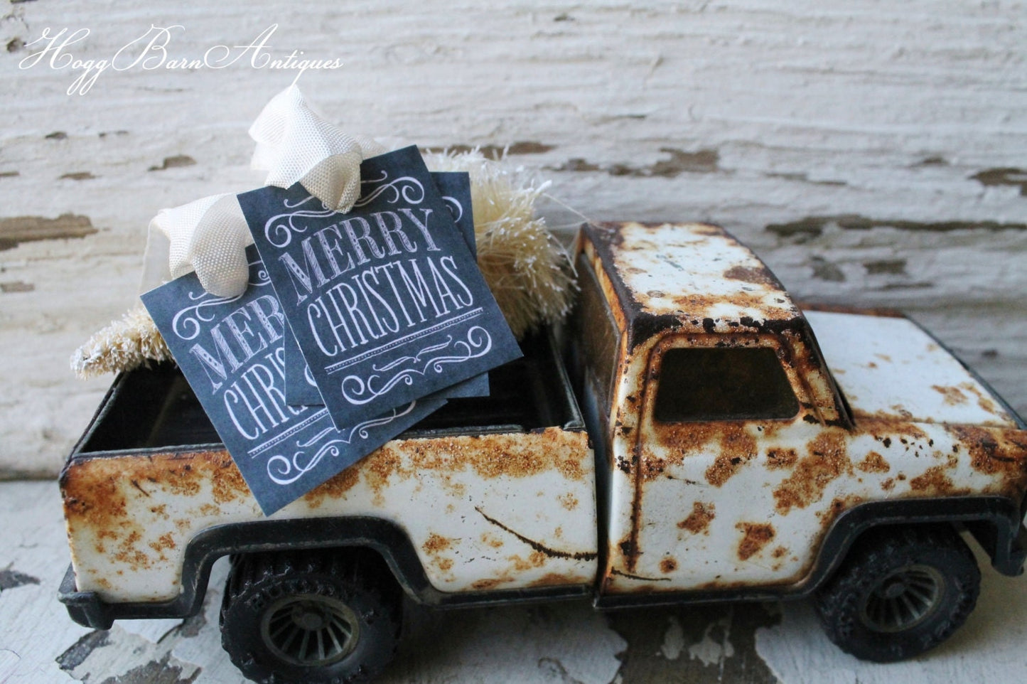 Christmas Gift Tags MERRY CHRISTMAS Chalkboard Farmhouse Decor Vintage French Country Shabby Chic Primitive Christmas