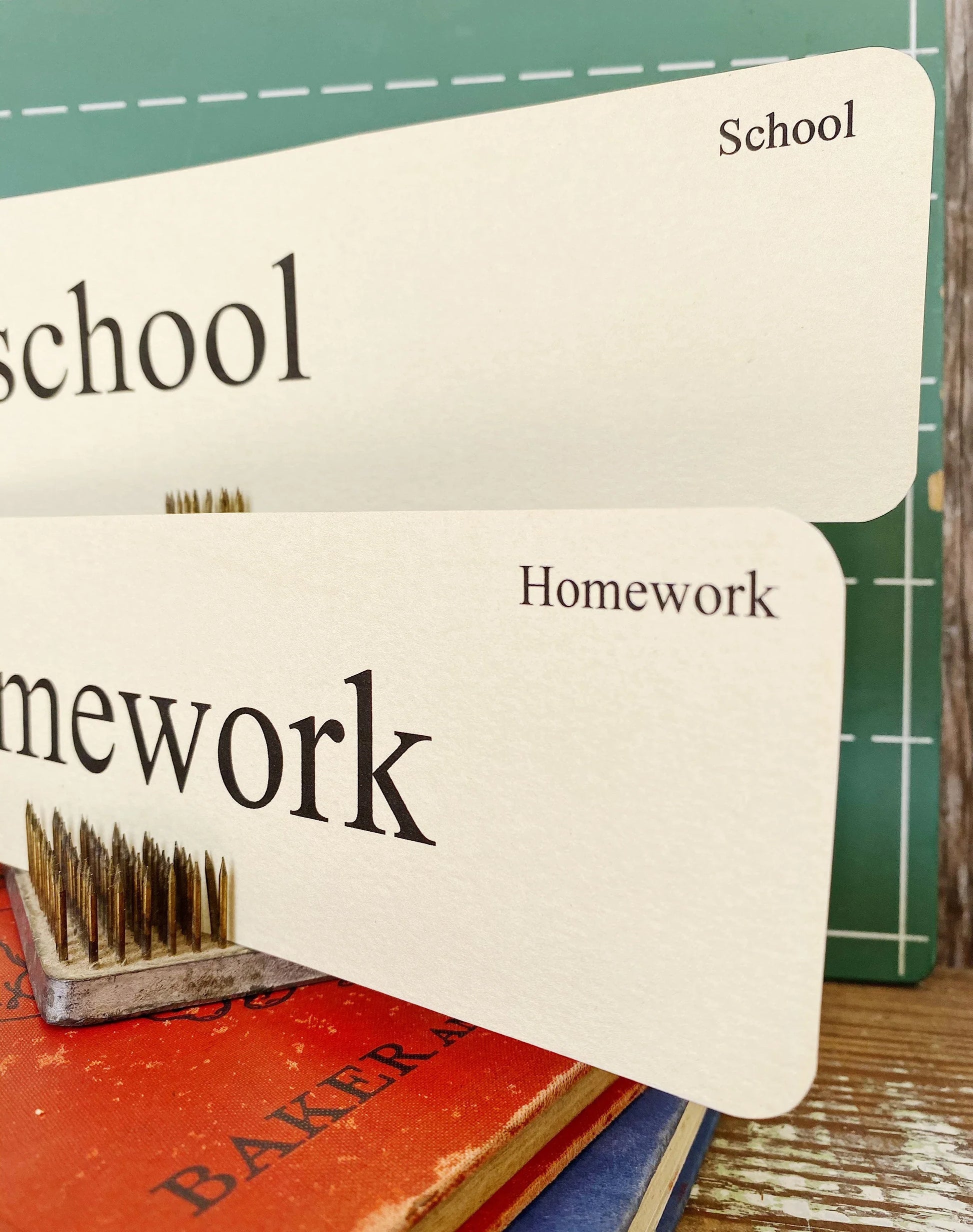 SCHOOL Flash Cards