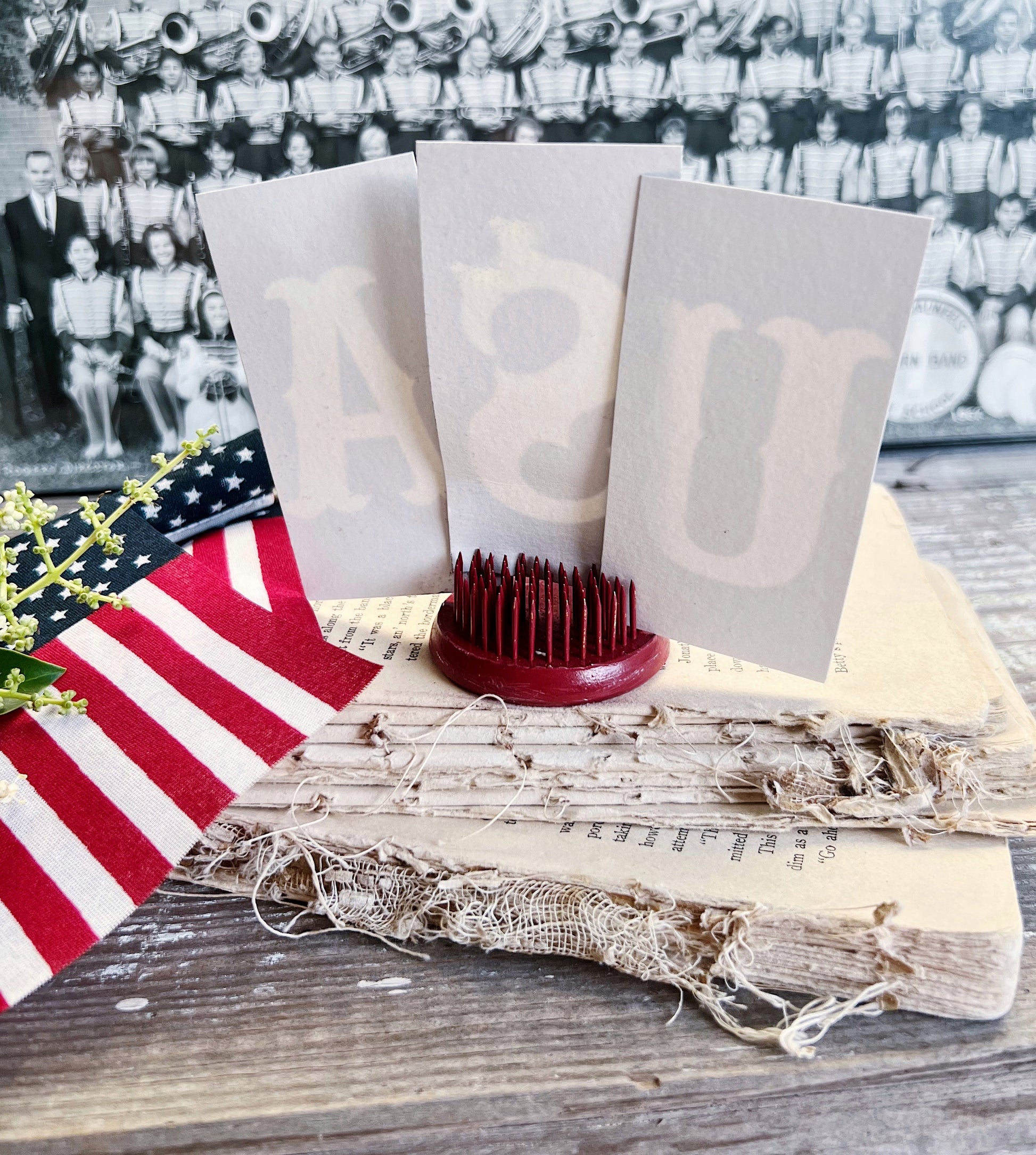 USA Card Set Gothic Black