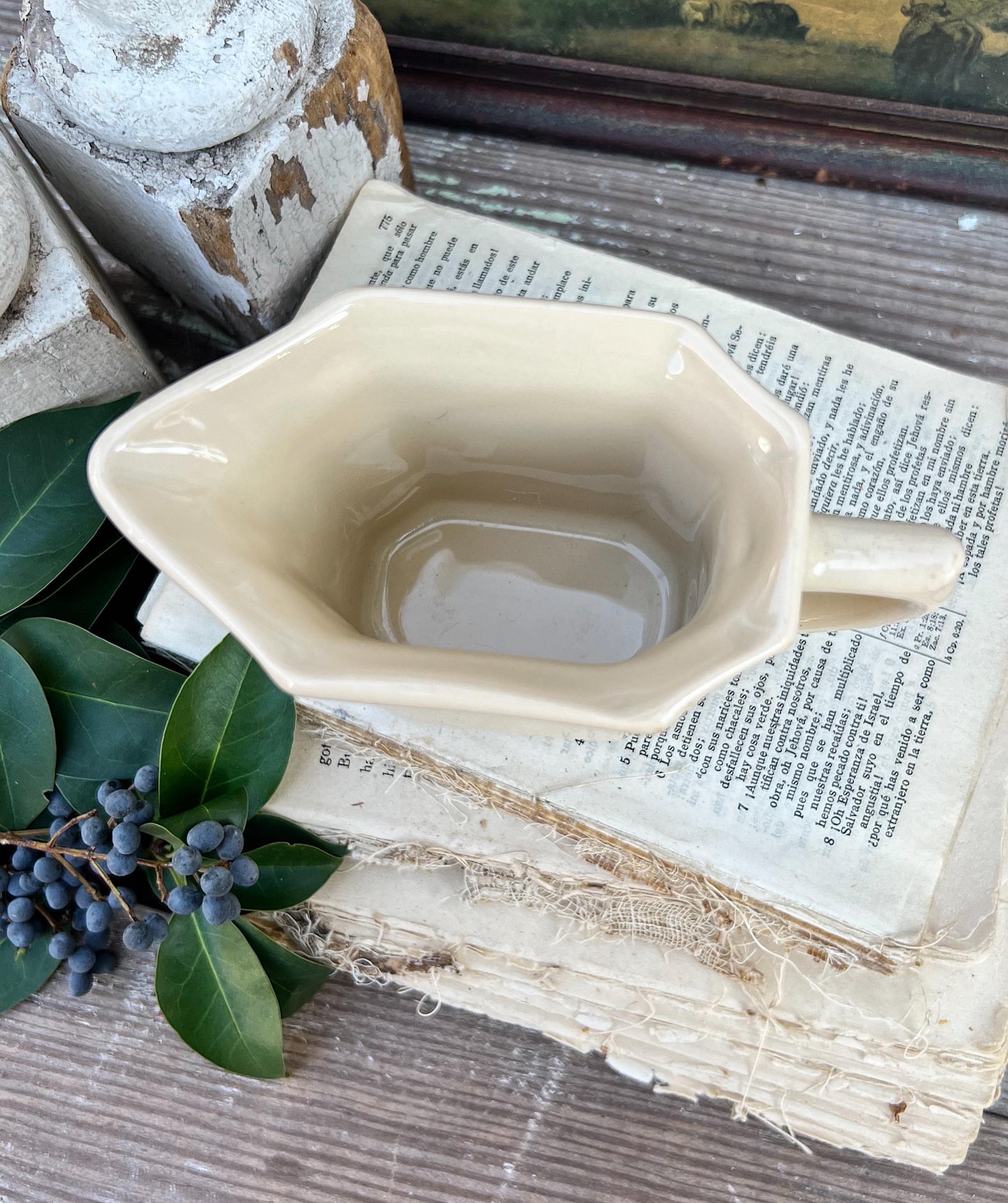 Vintage Syracuse Ironstone Creamer