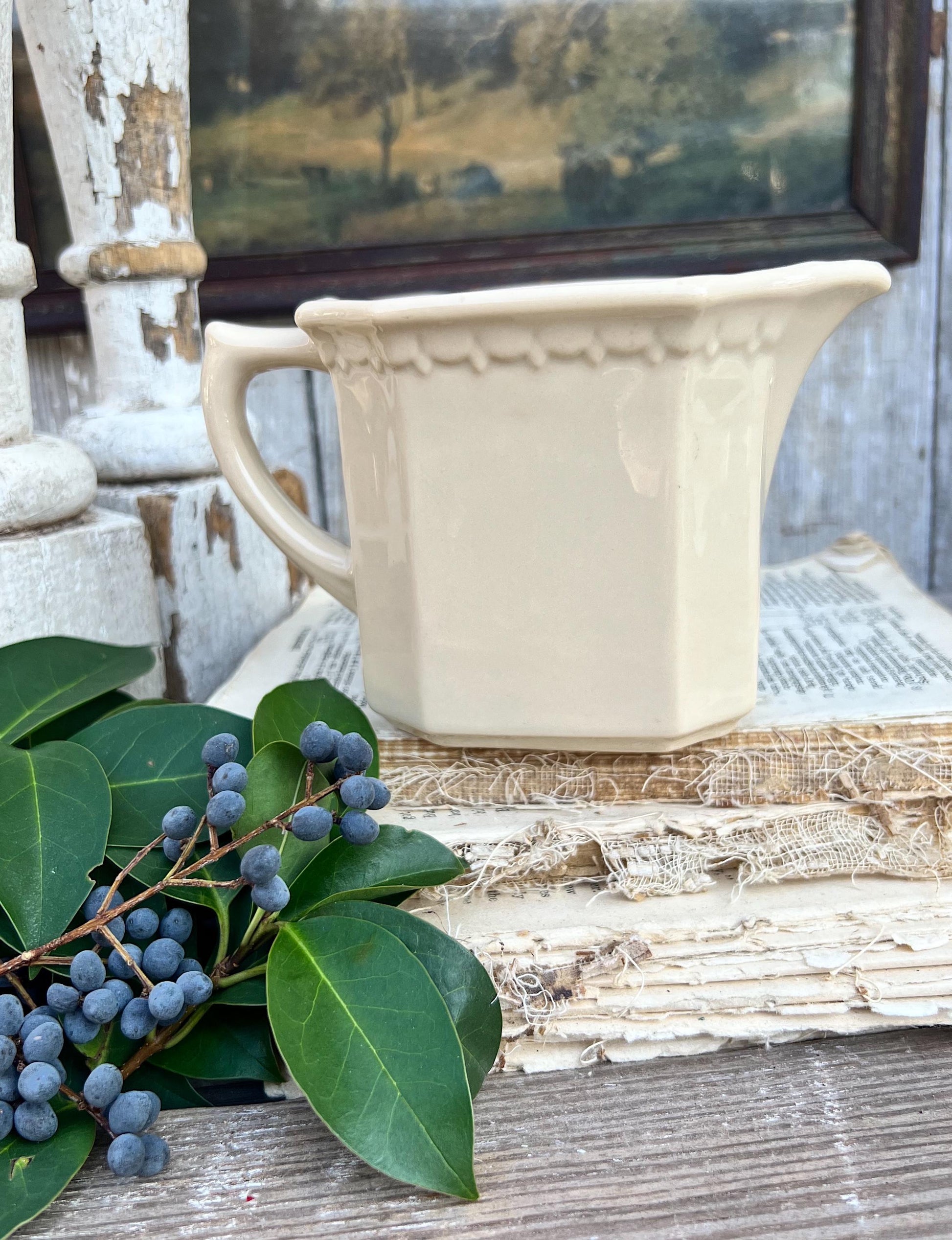 Vintage Syracuse Ironstone Creamer