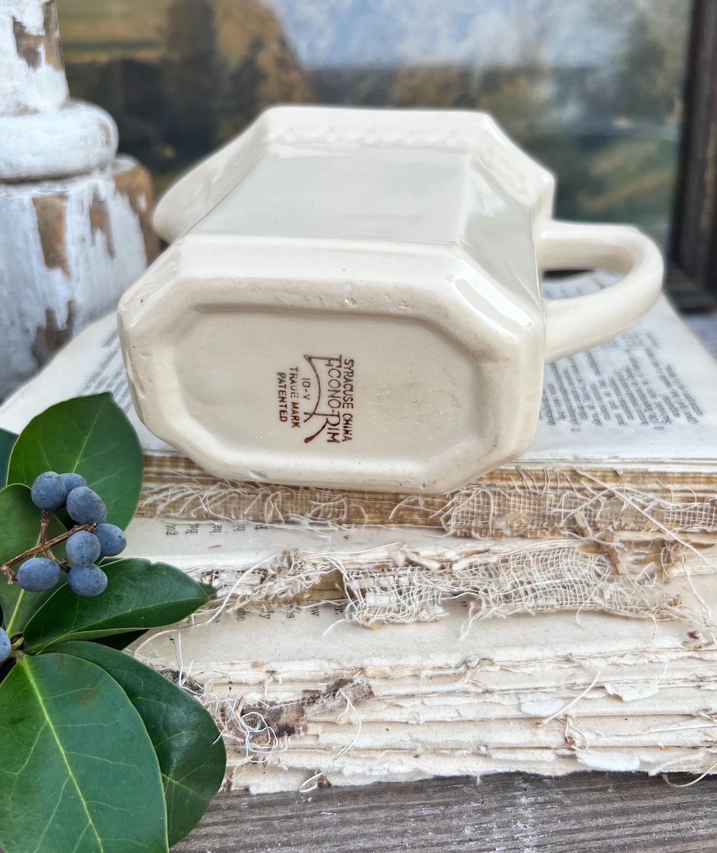 Vintage Syracuse Ironstone Creamer